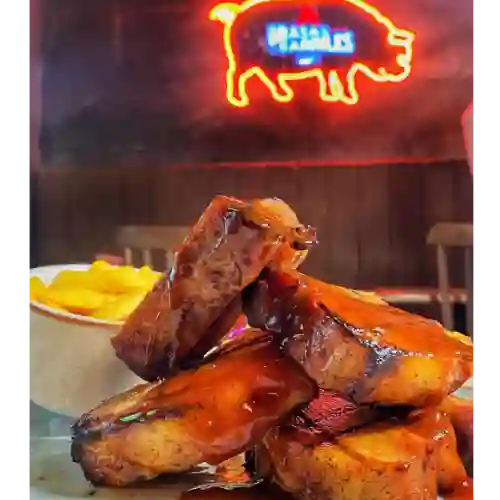 Costillas BBQ Ahumadas