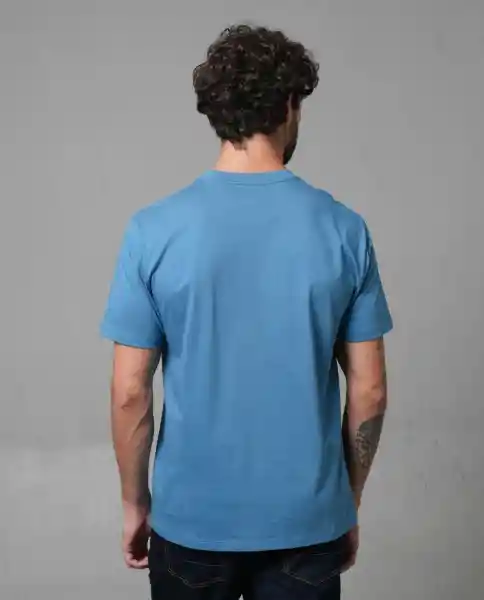 Camiseta Hombre Azul M 100G001_AZU184025 Rifle