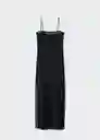 Vestido Kylie Negro Talla M Mujer Mango