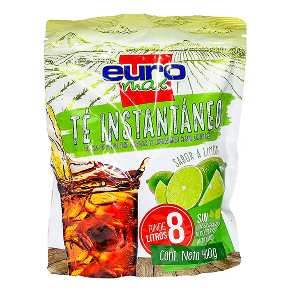 Te Instantáneo Sabor Limón Euromax
