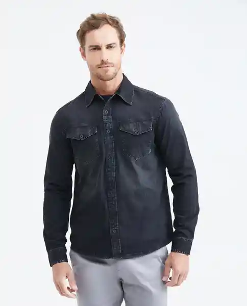 Camisa Gris Grafito Ultraoscuro XL Chevignon