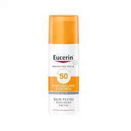 Eucerin Protector Solar Facial Sun Fluid Antiedad Fps 50 +