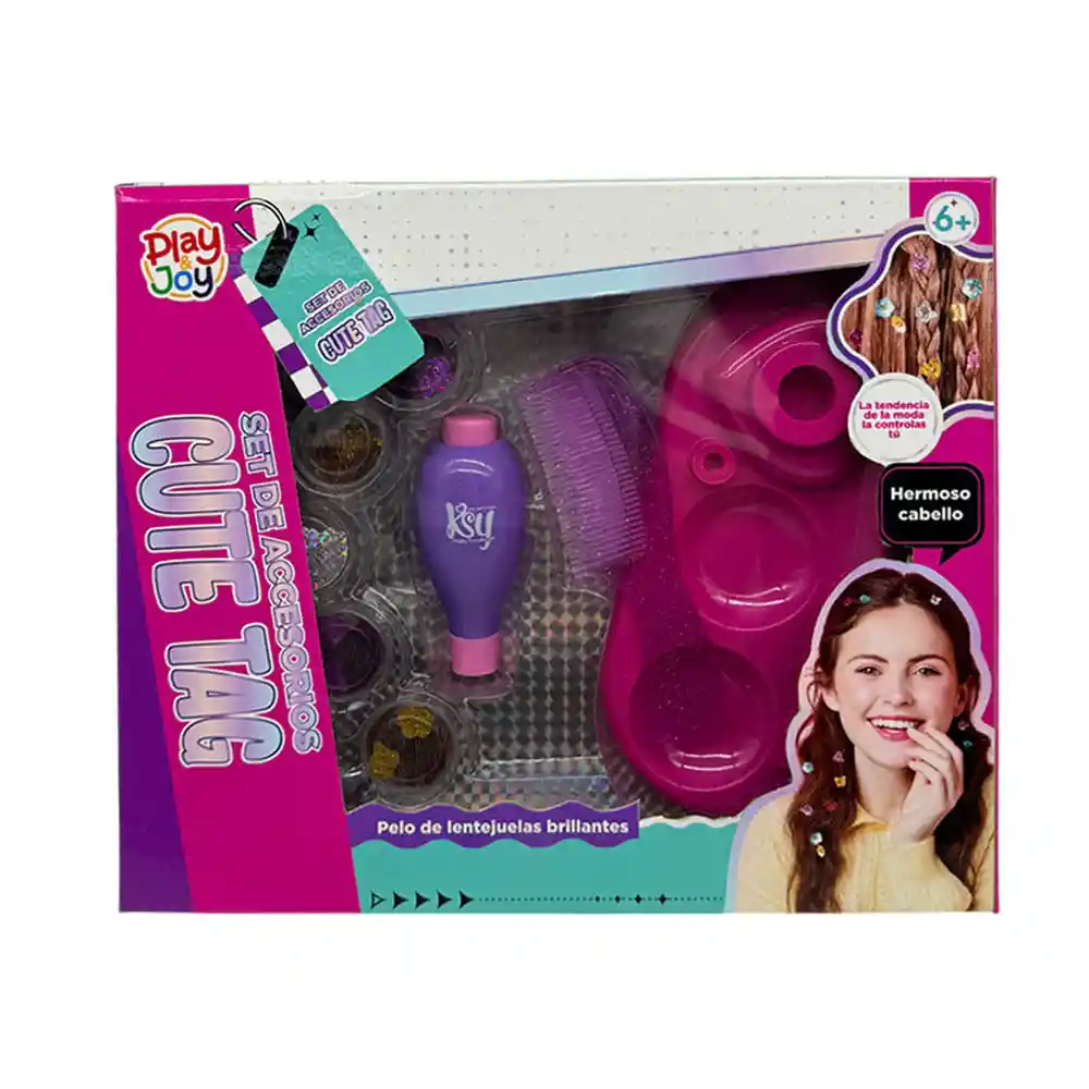 Set Accesorios Play And Joy + Aplicador Stickers