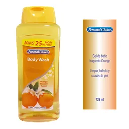 Personal Choice Gel de Baño Fragancia a Naranja