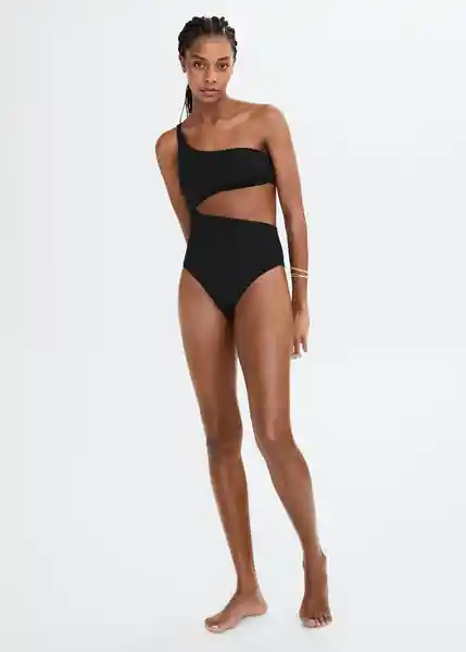 Traje del Bañador Cira Negro Talla XS Mujer Mango