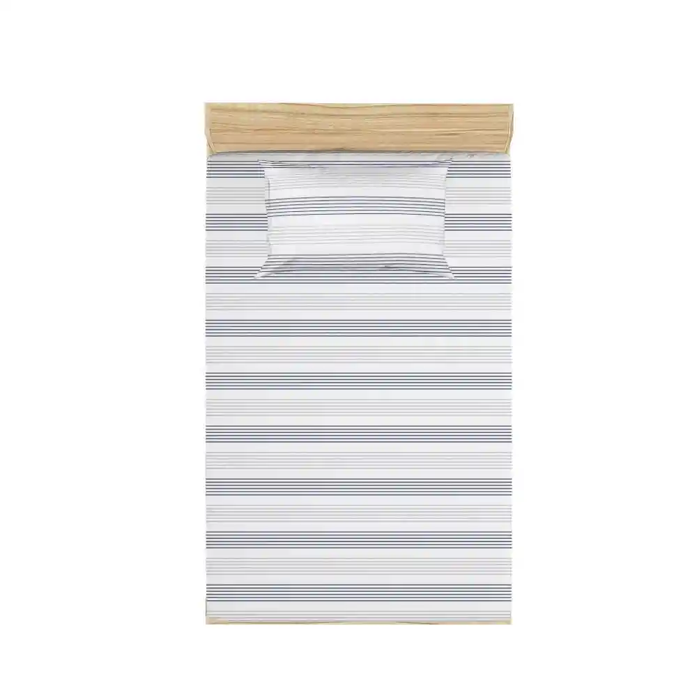 Semij/cama 100% Pol Vandy Sencillo Estampado