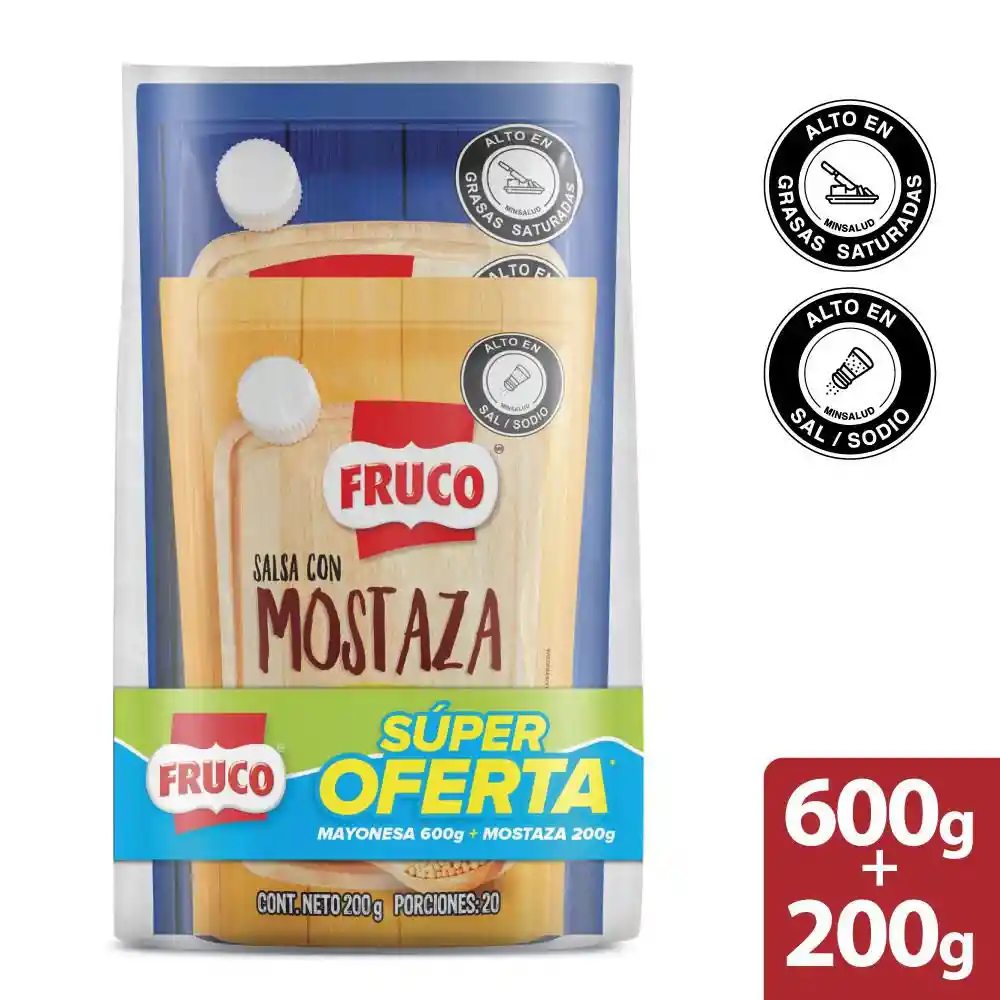 Fruco Mayonesa + Mostaza