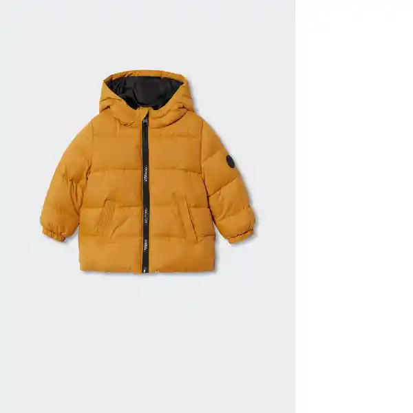 Anorak Aldo3 Mostaza Talla 71 Niños Mango