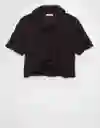 Suéter Tejido Mujer Negro Talla X-Small 1534001 American Eagle