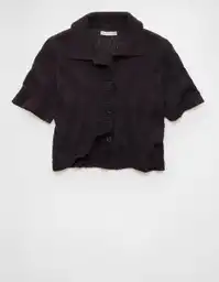 Suéter Tejido Mujer Negro Talla X-Small 1534001 American Eagle