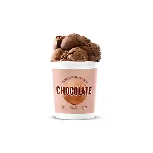 Barril de helado chocolate