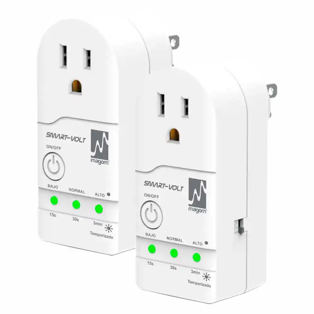 Pack 2 Protector Voltaje Smartvolt 1800w 15a 120v Magom