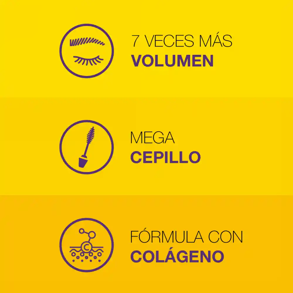 Pestañina Maybelline Colossal Volum Express Lavable 8 ml