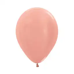 Sempertex Globo R12 Metal Dorado Rosa