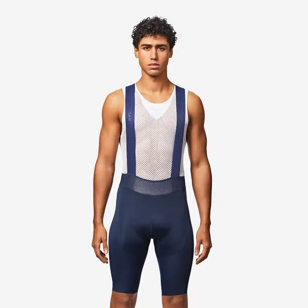 Pantaloneta Ciclismo Carretera Hombre Rcr R 4 Azul Verano