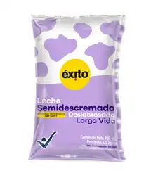 Leche Líquida Semidescremada y Deslactosada Éxito 