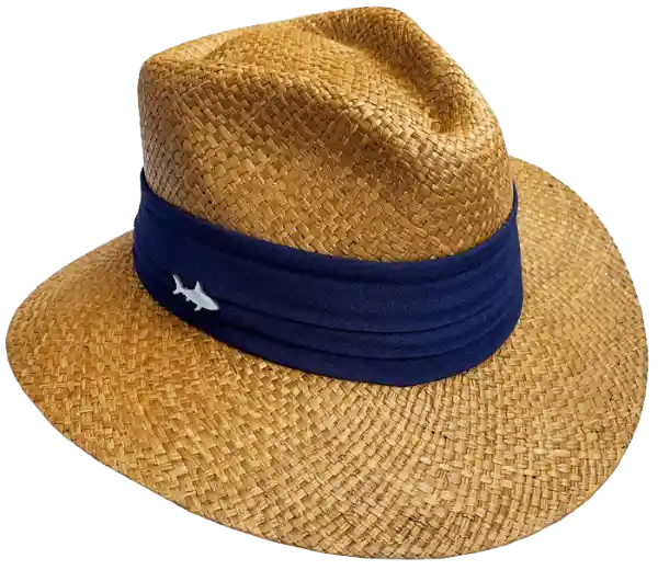 Sombrero Oscuro Cinta Ancha Azul Oscura T. 6 Salvador Beachwear