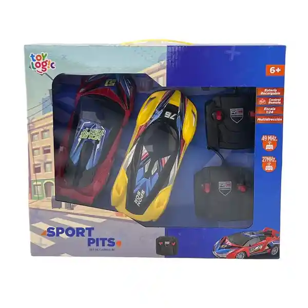 Toy Logic Pack Carro a Control Remoto Sport Pits