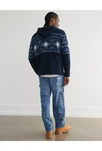 Suéter Hombre Azul Talla SMALL American Eagle