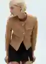 Chaqueta Wintour Camel Talla L Mujer Mango