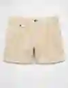 Short Mujer Beige Talla: 4 8255106 American Eagle