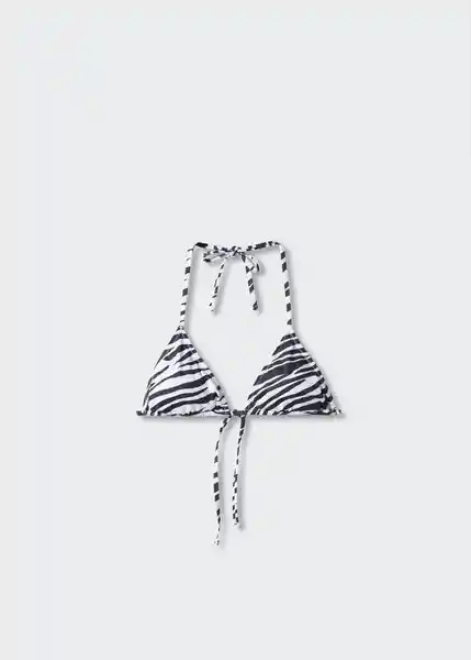 Top Bikini Marisa Off White Talla L Mujer Mango