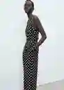 Enterizo Mono Romeo Negro Talla S Mujer Mango