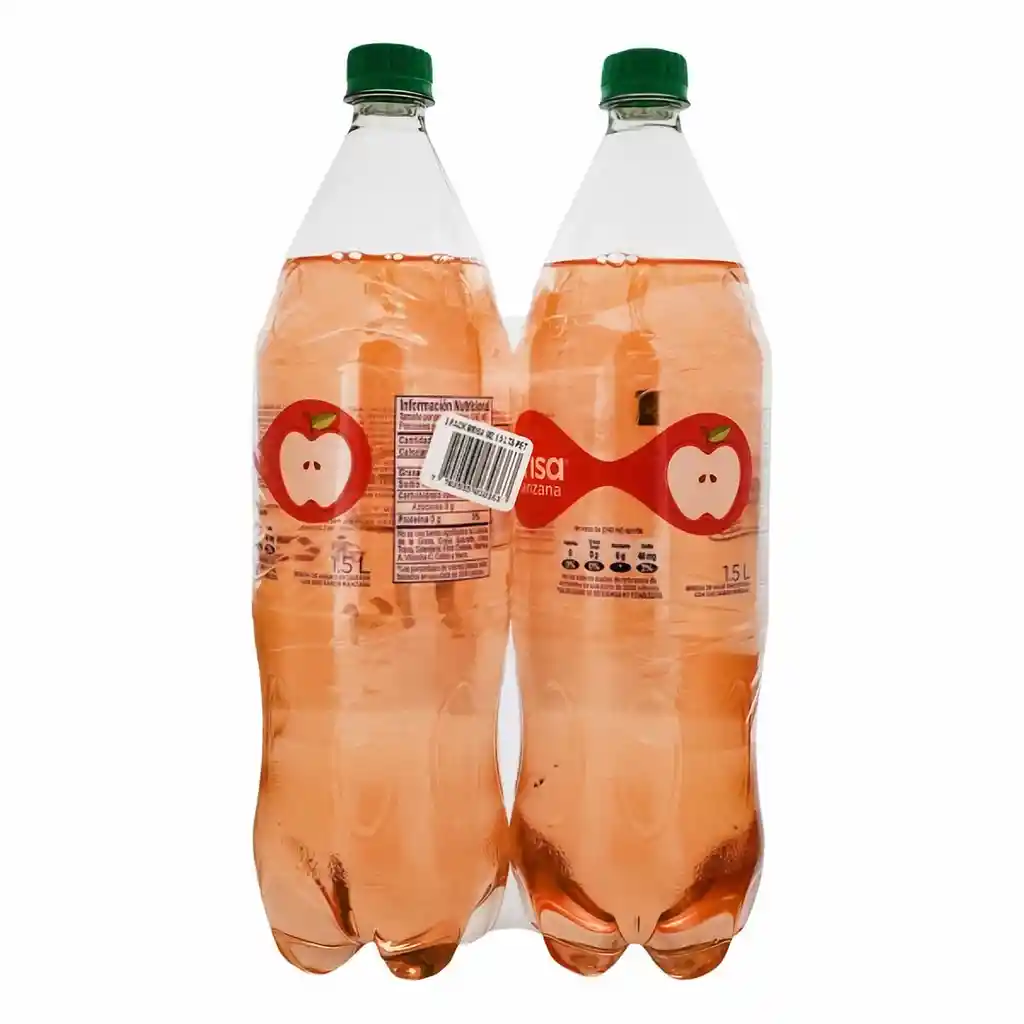 Agua Saborizada Brisa Con Gas Manzana 1.5L x 2 Unds