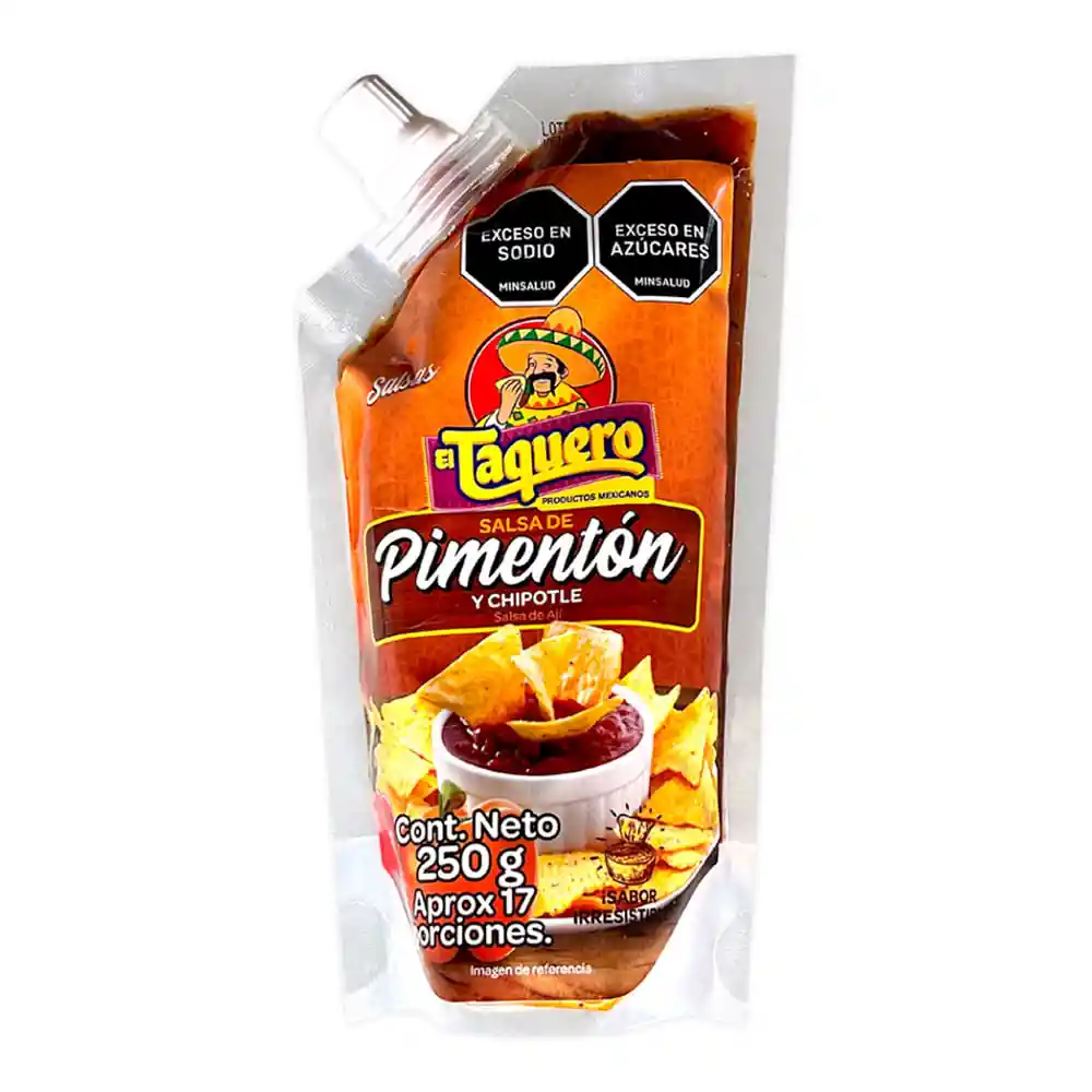 Salsa El Taquero Pimentón y Chipotle