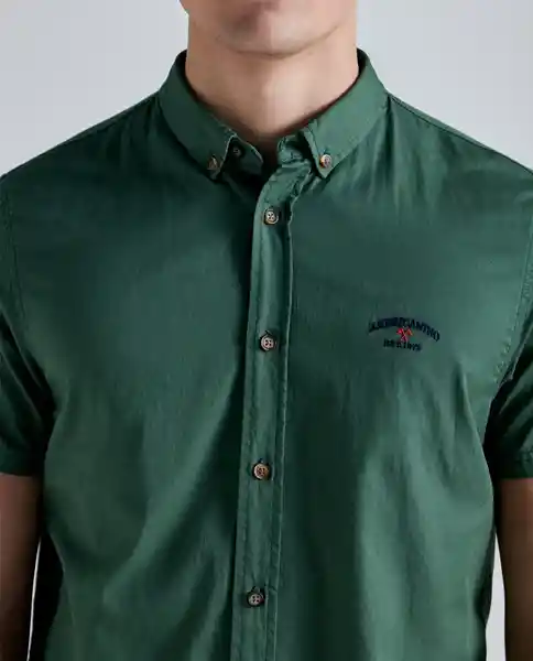  Camisa Hombre Verde Talla M 811E001 AMERICANINO 