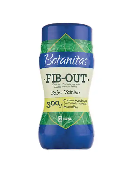 Botanitas Suplemento Alimenticio Fibra Fib-Out Sabor Vainilla