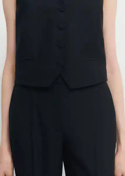 Pantalón Jordan Negro Talla 34 Mujer Mango