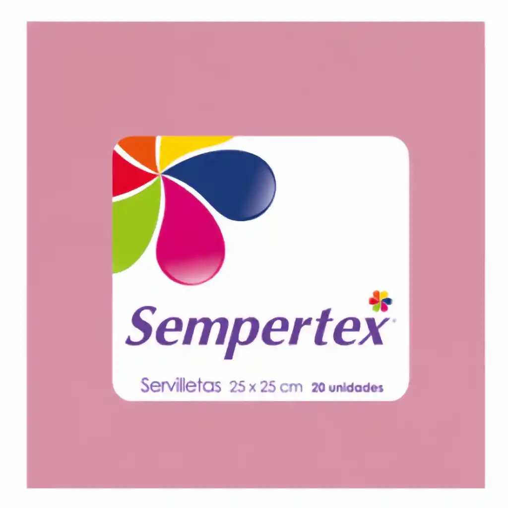Sempertex Servilletas de Papel Rosadas
