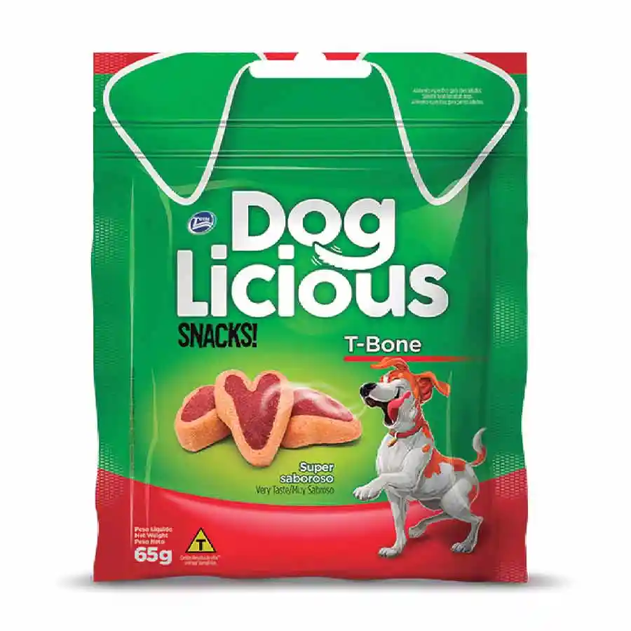 Dog Licious Snack  T- Bone 65Gr