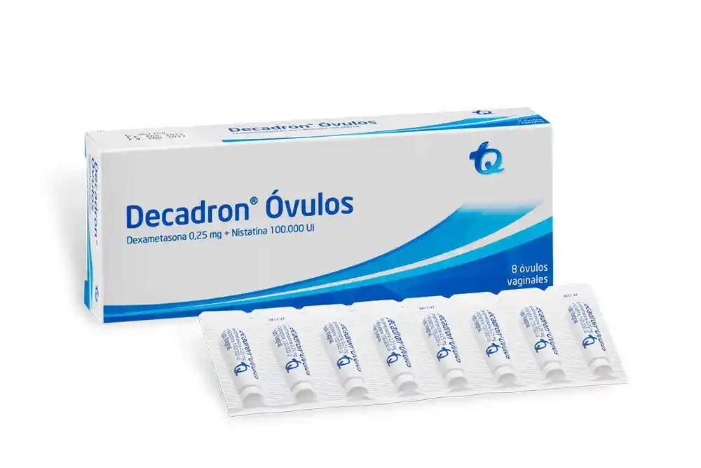 Decadron Óvulos (0.25 mg / 100.000 UI) 8 Óvulos