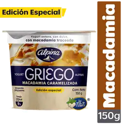 Yogurt Griego Macadamia Vaso 150g