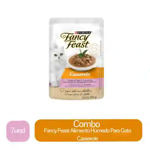 8 x Fancy Feast Alimento Humedo Para Gato Casserole