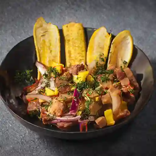 Ceviche de chicharrón