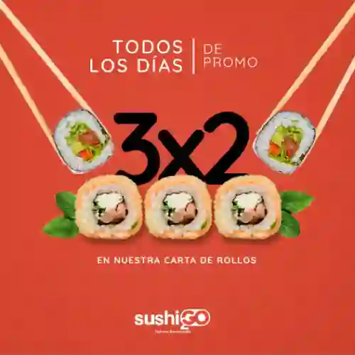 3X2 en Sushi