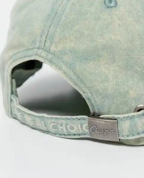 Gorra Acid Wash Legacy Gris Puro Claro Talla S Chevignon