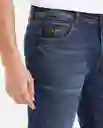 Jean Straight Fit- Azul Clásico Oscuro T 32/32 Chevignon