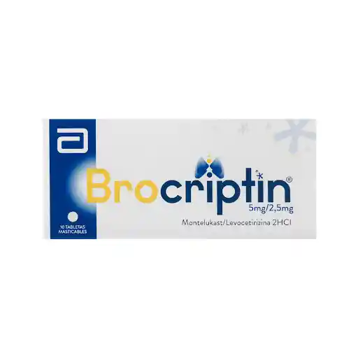 Brocriptin Lafrancol 5 2 5Mg 10 Tab Masticables