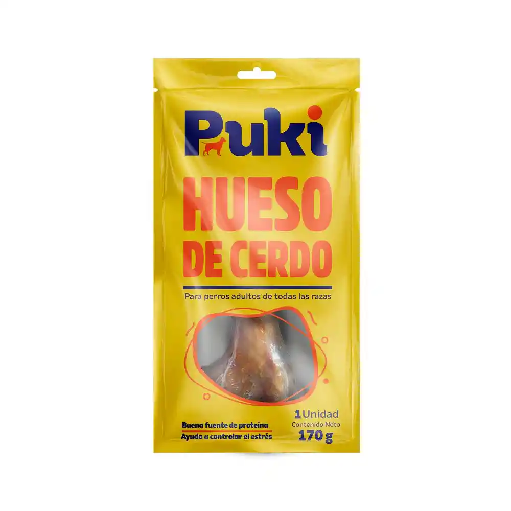 Hueso Cerdo Natural Pukí