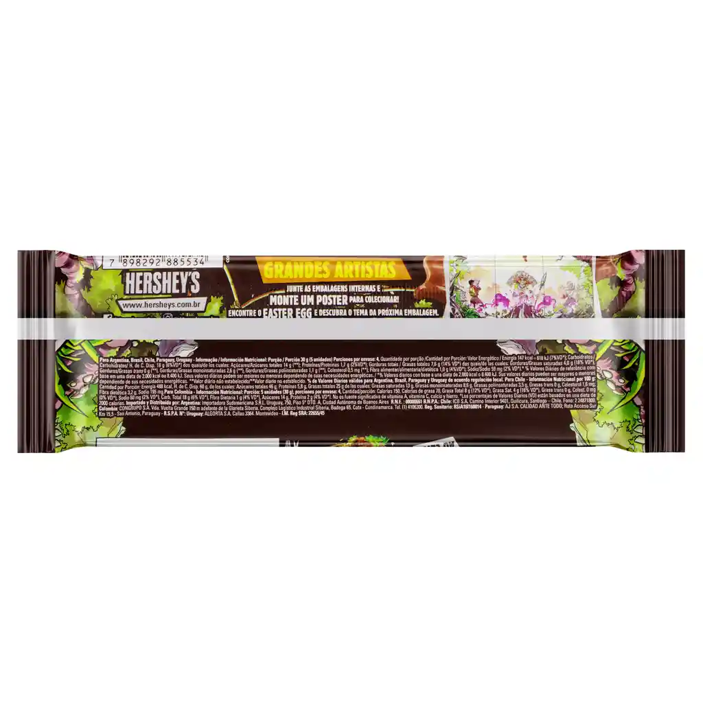   Hersheys  Hershey S Galletas En Barra Cubiertas De Chocolate 