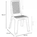 Silla Eterna S_Brazos Color Wengue Rimax
