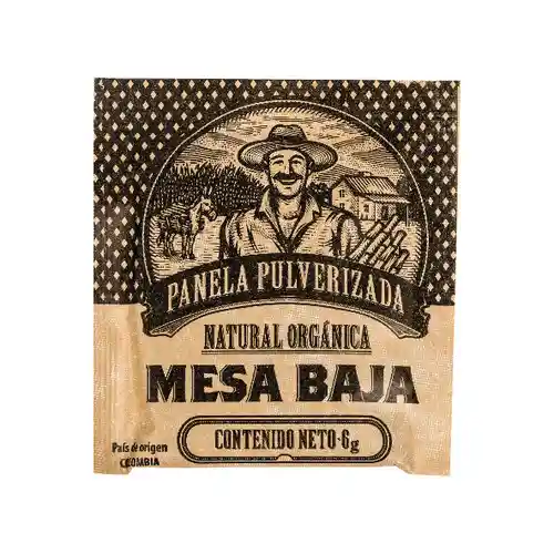 Mesa Baja Panela Pulverizada Orgánica