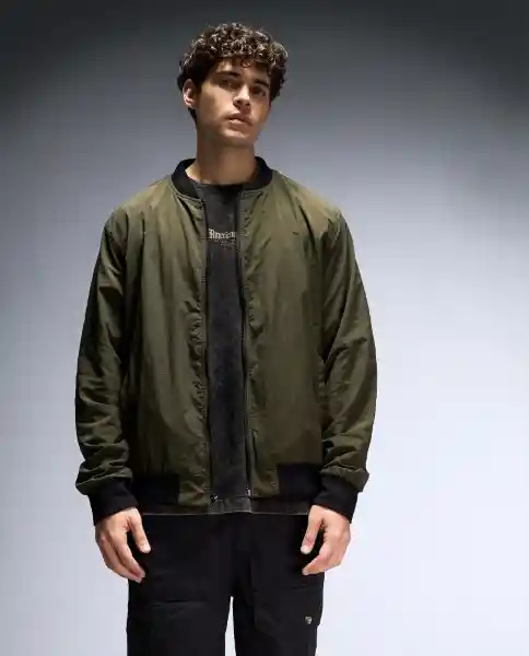Chaqueta Hombre Verde Talla L 822G080_VER190417 Americanino