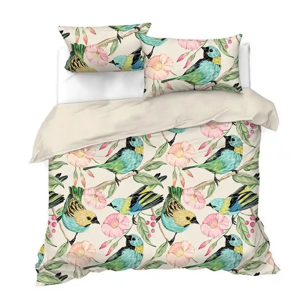 Edredon Estampado Finlandek Queen (160 X 190 Cm) Poliéster Tangara