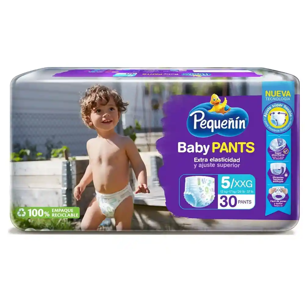 Pequeñin Pañales Desechables Baby Pants Etapa 5
