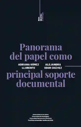 Panorama Del Papel Como Principal Soporte Documental